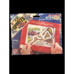 Vintage Etch‎ A Sketch Fun Screens Action Pack Sports Missing One Film, Vintage